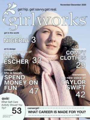 cover image of girlworks magazine Nov / Dec 2020